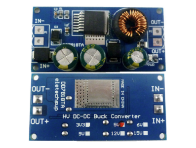 M&oacute;dulo conversor buck 2,1 A de 8&ndash;80 V DC para 6 V (alta tens&atilde;o) - Imagem 1