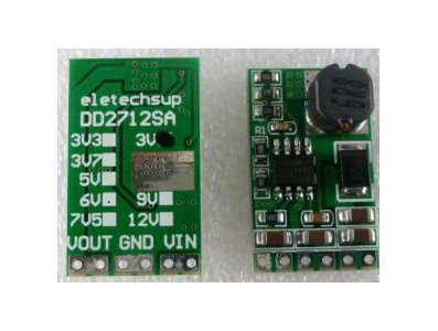 M&oacute;dulo conversor buck DC-DC 7,5 V 3,5 A, entrada 5 a 27 V - Imagem 1