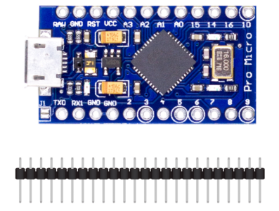 Placa Arduino Pro Micro ATmega32U4 5V 16MHz Mini MCU Leonardo - Imagem 6