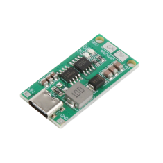 M&oacute;dulo carregador Li-ion 2S 8,4V 1A para 18650 USB-C