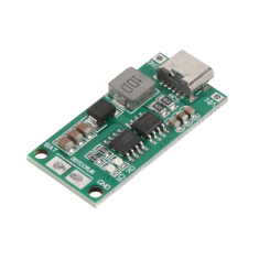 M&oacute;dulo carregador e conversor DC-DC 2S 8,4V 4A para baterias 18650 com entrada Type-C