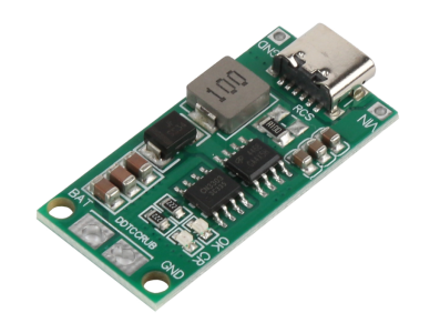 M&oacute;dulo carregador Li-ion 3S 12,6V 1A para 18650 Tipo C - Imagem 1