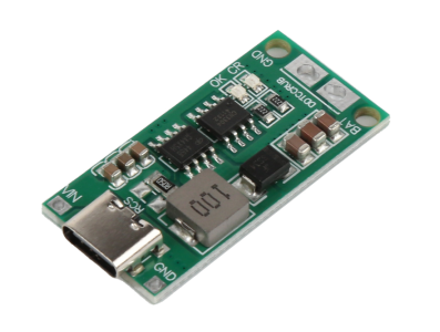 M&oacute;dulo Conversor DC-DC Carregador Li-ion 4S 16,8 V 2 A para 18650 com entrada Type-C - Imagem 1