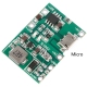 M&oacute;dulo conversor DC-DC ajust&aacute;vel 3,7V para 5V/9V para bateria 18650, carga, boost e descarga integrados 2A, mult&iacute;metro modificad - Thumb - 1