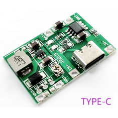 M&oacute;dulo integrado ajust&aacute;vel para bateria 18650 3,7V, sa&iacute;da 5V/9V, carga, boost e descarga com mult&iacute;metro modificado 2A