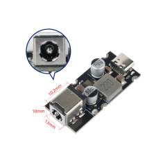 Conversor DC-DC M&oacute;dulo Adaptador PD 65W Carregamento R&aacute;pido DC5525