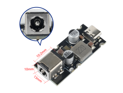 Conversor DC-DC M&oacute;dulo Adaptador PD 65W Carregamento R&aacute;pido DC5525 - Imagem 1