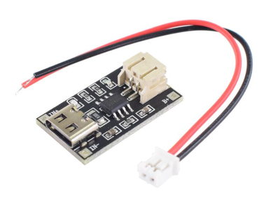 M&oacute;dulo de Carga TP4056 3,7 V 1 A com Porta USB-C e Terminal PH2.0 - Imagem 1