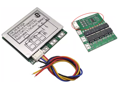 HX-3S-B100A Placa de prote&ccedil;&atilde;o para bateria de l&iacute;tio 3S 11,1V / 12,6V - Imagem 1