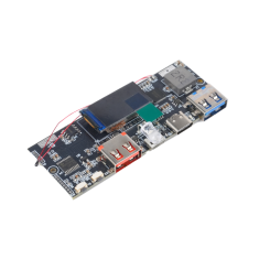 Conversor DC-DC QC4.0 QC3.0 USB PD Carga R&aacute;pida 22,5W com Display LED Colorido sem interface L