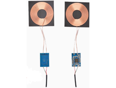 Placa PCBA mini de carregamento sem fio 3W com bobina circular, conversor DC-DC - Imagem 1