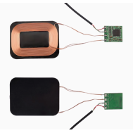 Placa PCBA mini para carregamento sem fio 3W com bobina quadrada, conversor DC-DC