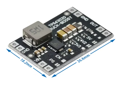 M&oacute;dulo conversor DC-DC XL63020 autom&aacute;tico boost/buck (step-up/step-down) para bateria de l&iacute;tio 3,3V - Imagem 1