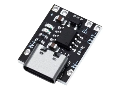 Mini M&oacute;dulo Conversor DC-DC para Carregamento de Bateria de L&iacute;tio 1A Type-C - Imagem 1