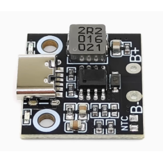 M&oacute;dulo de carregamento de bateria Li-ion 1S USB Type-C 2,8A, conversor DC-DC