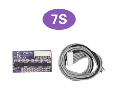 Placa equalizadora ativa 1,5 A 7S para baterias de l&iacute;tio com capacitor de balanceamento - Imagem 1