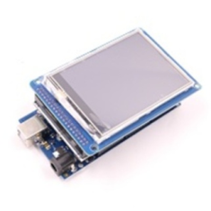 Placa Arduino MEGA 2560 + Display TFT LCD 3,2 polegadas + Adaptador + Cabo USB