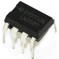 CI LM358P amplificador operacional duplo baixo consumo DIP-8