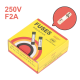 Fus&iacute;veis de vidro 5 x 20 mm, a&ccedil;&atilde;o r&aacute;pida, 2 A, 250 V, 100 unidades/caixa - Thumb - 1
