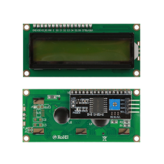 M&oacute;dulo LCD1602 IIC/I2C com backlight verde para Arduino