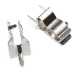 Clip porta-fus&iacute;vel 5&times;20 mm, 0,3 mm, intervalo 5,08 mm