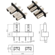Suporte pequeno para fus&iacute;vel tipo l&acirc;mina para montagem em PCB - Thumb - 1