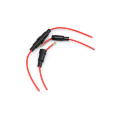 Inv&oacute;lucro para fus&iacute;vel 5 x 20 mm com fio 20 AWG