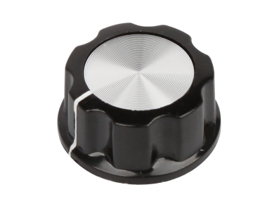 Capa para bot&atilde;o de potenci&ocirc;metro MF-A04 com furo de 6 mm, compat&iacute;vel com WH118 e WX050 - Imagem 1
