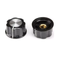 Man&iacute;pulo para potenci&ocirc;metro MF-A05, furo de 6 mm, di&acirc;metro 45 mm