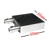 Placa cabe&ccedil;ote Water Cooling 40 x 40 x 12 mm