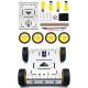 Chassi de metal em formato de tanque prata para kits de rob&oacute;tica e carros inteligentes - Thumb - 6