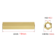 Espacador hexagonal de cobre M2,5 x 19 mm dupla face - Thumb - 1