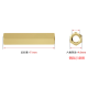Pino hexagonal de cobre M3 x 11 mm com rosca em ambas as extremidades - Thumb - 1