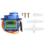 Servo micro KUONGSHUN SG90 9g 180&deg; com bra&ccedil;o radial 6 furos
