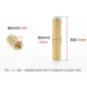 Parafuso/pino redondo M2 x 8 mm para colunas de seguran&ccedil;a e monitoramento de c&acirc;meras com passagem dupla - Thumb - 1