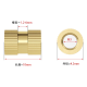Porca canelada para moldagem por inje&ccedil;&atilde;o em lat&atilde;o M3 &times; 10 mm, &Oslash; 4,2 mm - Thumb - 1