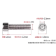 Parafuso M2 x 12 mm em a&ccedil;o inoxid&aacute;vel 201, cabe&ccedil;a cil&iacute;ndrica com soquete hexagonal - Thumb - 1
