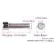 Parafuso cabe&ccedil;a cil&iacute;ndrica com soquete hexagonal em a&ccedil;o inox 201 M2.5 x 5 mm - Thumb - 1
