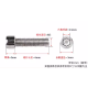Parafuso de cabe&ccedil;a cil&iacute;ndrica com soquete sextavado M3 x 6 mm A&ccedil;o inox 201 - Thumb - 1