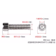 Parafuso de cabe&ccedil;a cil&iacute;ndrica com soquete hexagonal a&ccedil;o inoxid&aacute;vel 201 M3 x 8 mm - Thumb - 1