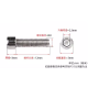 Parafuso M3 x 12 mm cabe&ccedil;a cil&iacute;ndrica com soquete hexagonal, A&ccedil;o inox 201 - Thumb - 1
