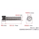 Parafuso de cabe&ccedil;a cil&iacute;ndrica com soquete hexagonal M3 x 14 mm A&ccedil;o Inox 201 - Thumb - 1