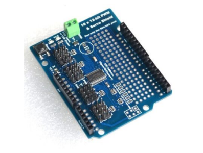 Shield driver de servos 16 canais PWM 12 bits com interface I2C PCA9685 para Arduino - Imagem 6