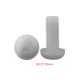 Parafuso de nylon M2,5 x 10 mm cabe&ccedil;a pan Phillips branco - Thumb - 1