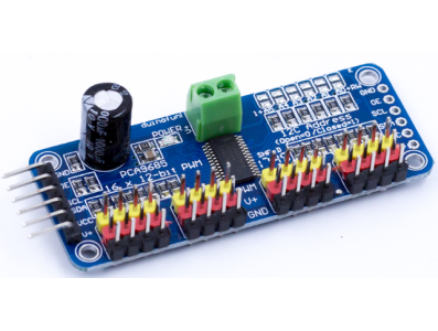 Shield PCA9685 16 canais 12-bit PWM/Servo com interface I2C para Arduino e Raspberry Pi - Imagem 5