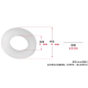 Arruela plana de nylon branca M3 x 6 x 0,5M - Thumb - 1