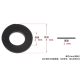 Arruela plana de nylon preta M2 x 5 x 1 mm - Thumb - 1