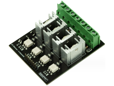 M&oacute;dulo dimmer AC 4 canais, n&iacute;vel l&oacute;gico PWM 3.3V/5V, 50/60Hz, 110V/220V - Imagem 4