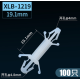 Coluna isoladora PCB XLB-1219 em nylon branca, 19,1 mm, 100 unidades por saco - Thumb - 1