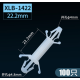 XLB-1422 Coluna isolante PCB em nylon branca 22,2 mm, pre&ccedil;o por 1 bolsa (100 unidades) - Thumb - 1